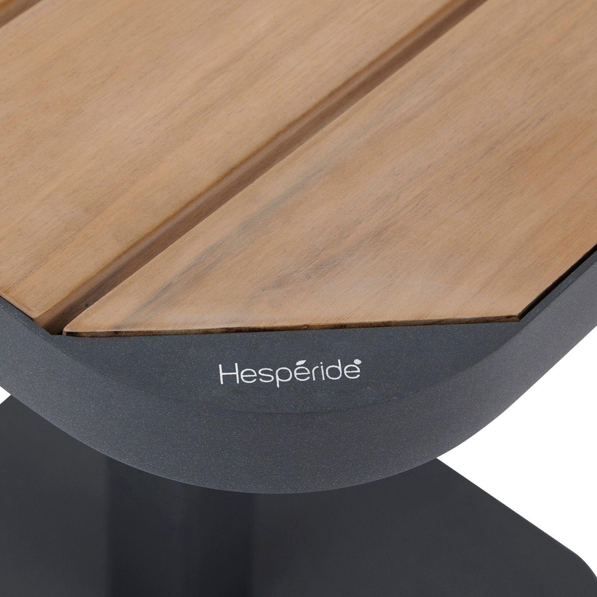 Voir la diapositive 4 : HESPERIDE Table de jardin bistro tyla en acacia - 4 places