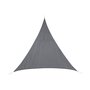 HESPERIDE Voile d'ombrage triangulaire Curacao - 4 x 4 x 4 m - Gris