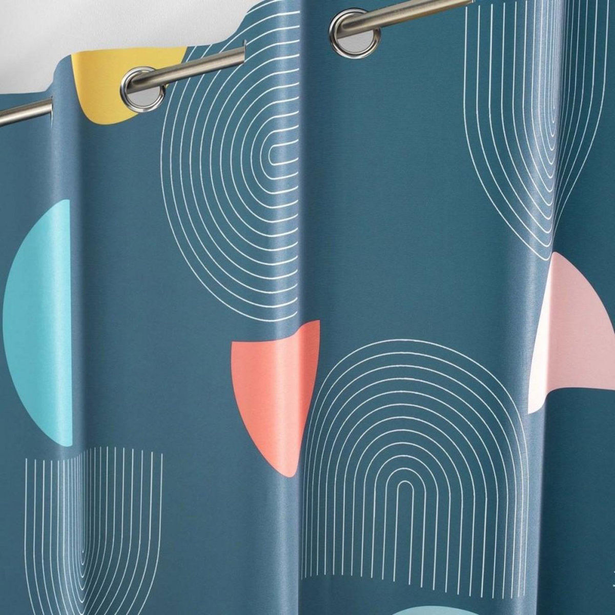 Douceur d'Intérieur Rideau à œillets 140x260 Pop Art