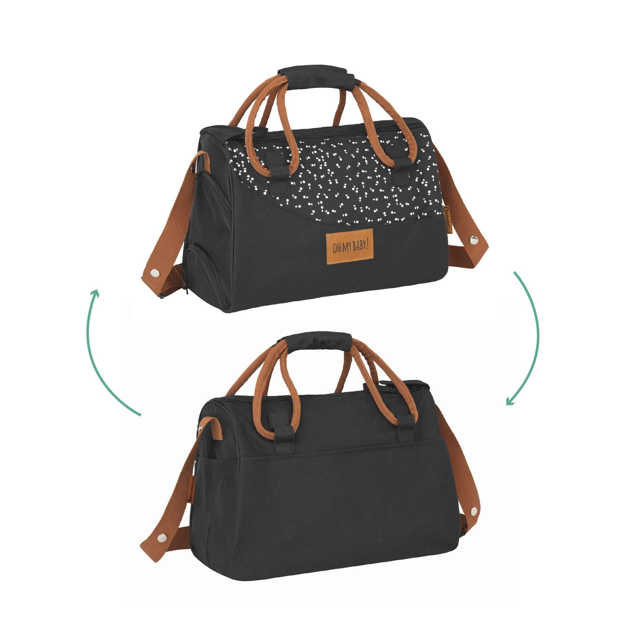 Voir la diapositive 3 : BADABULLE Sac à langer Pocketstyle