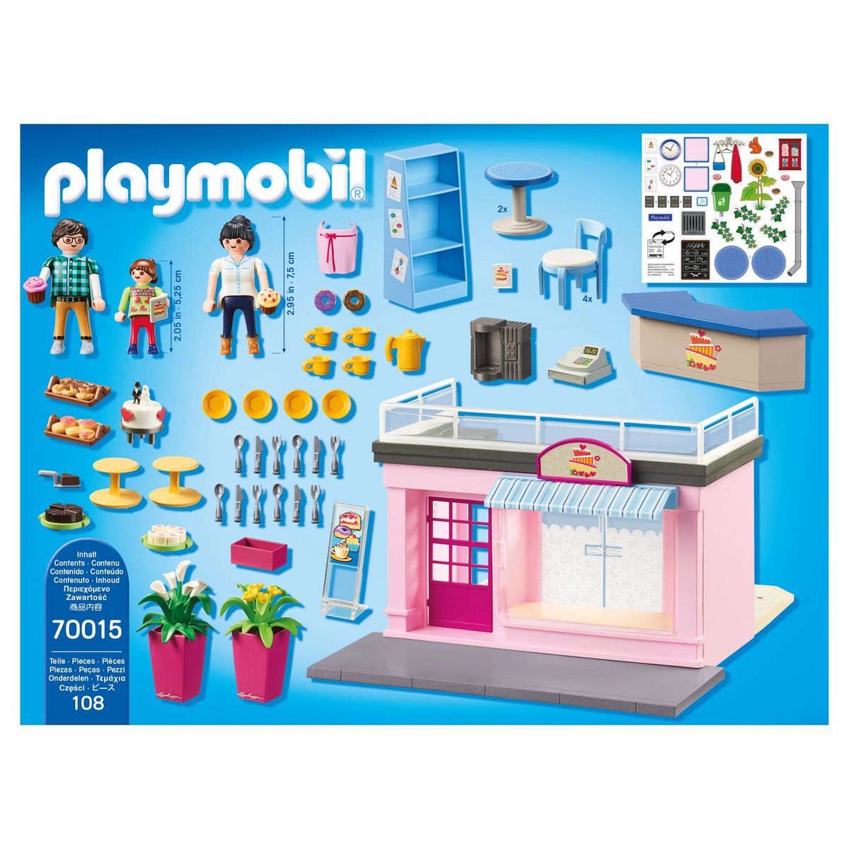 PLAYMOBIL 70015 - City Life - Salon de thé 