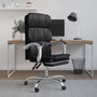 Voir la diapositive 1 : VIDAXL Fauteuil inclinable de bureau Noir Similicuir