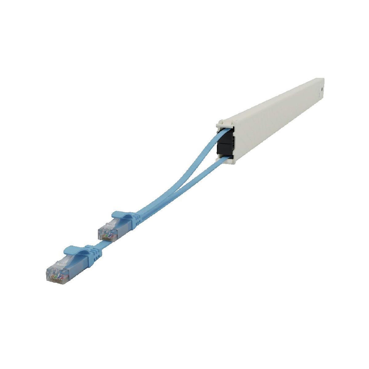 PATCH Câble réseau patchbox CONE46UTPBL bleu Cat6a 2,5 m