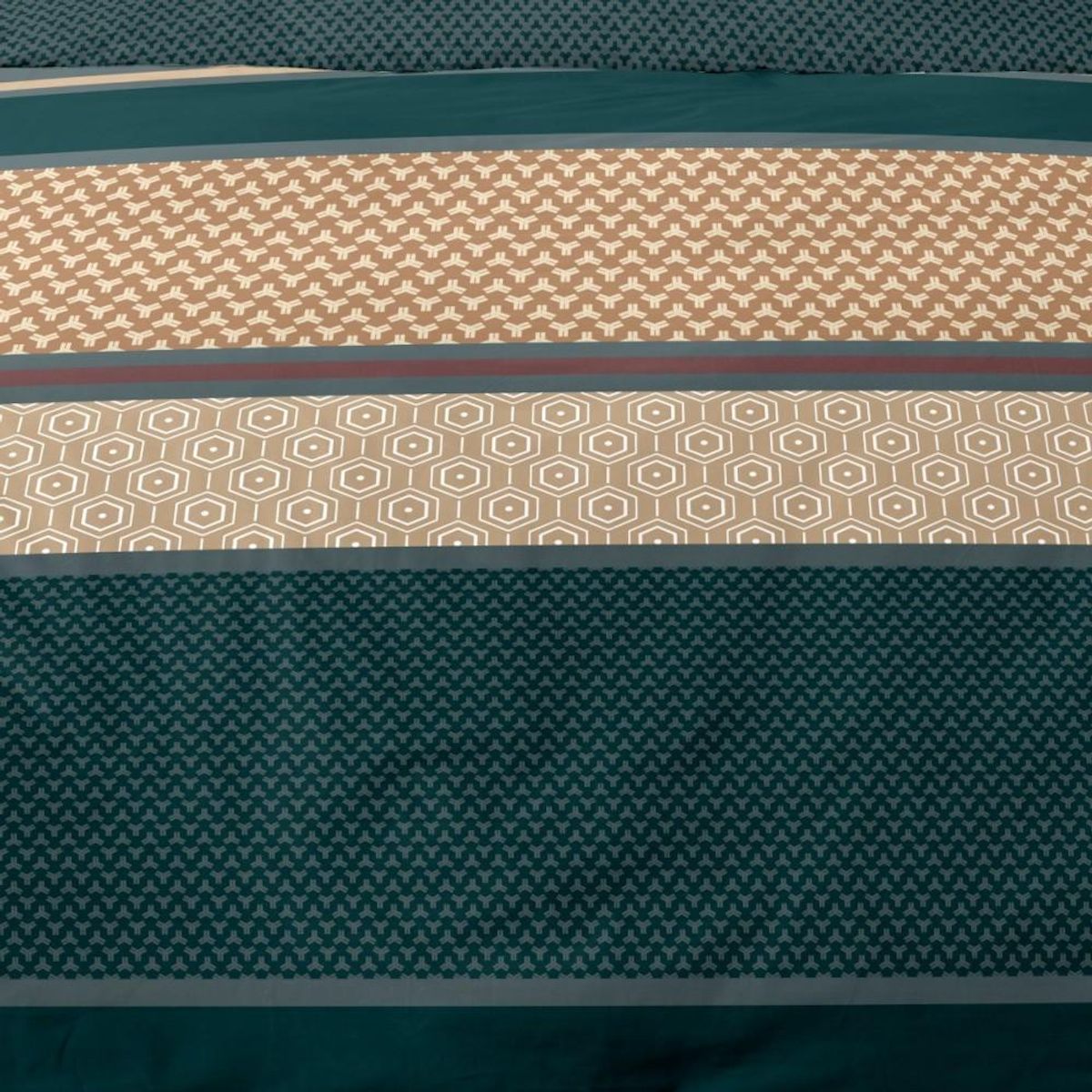 Dourev Housse de couette 240x220 LEVI + 2 taies matière Polaire