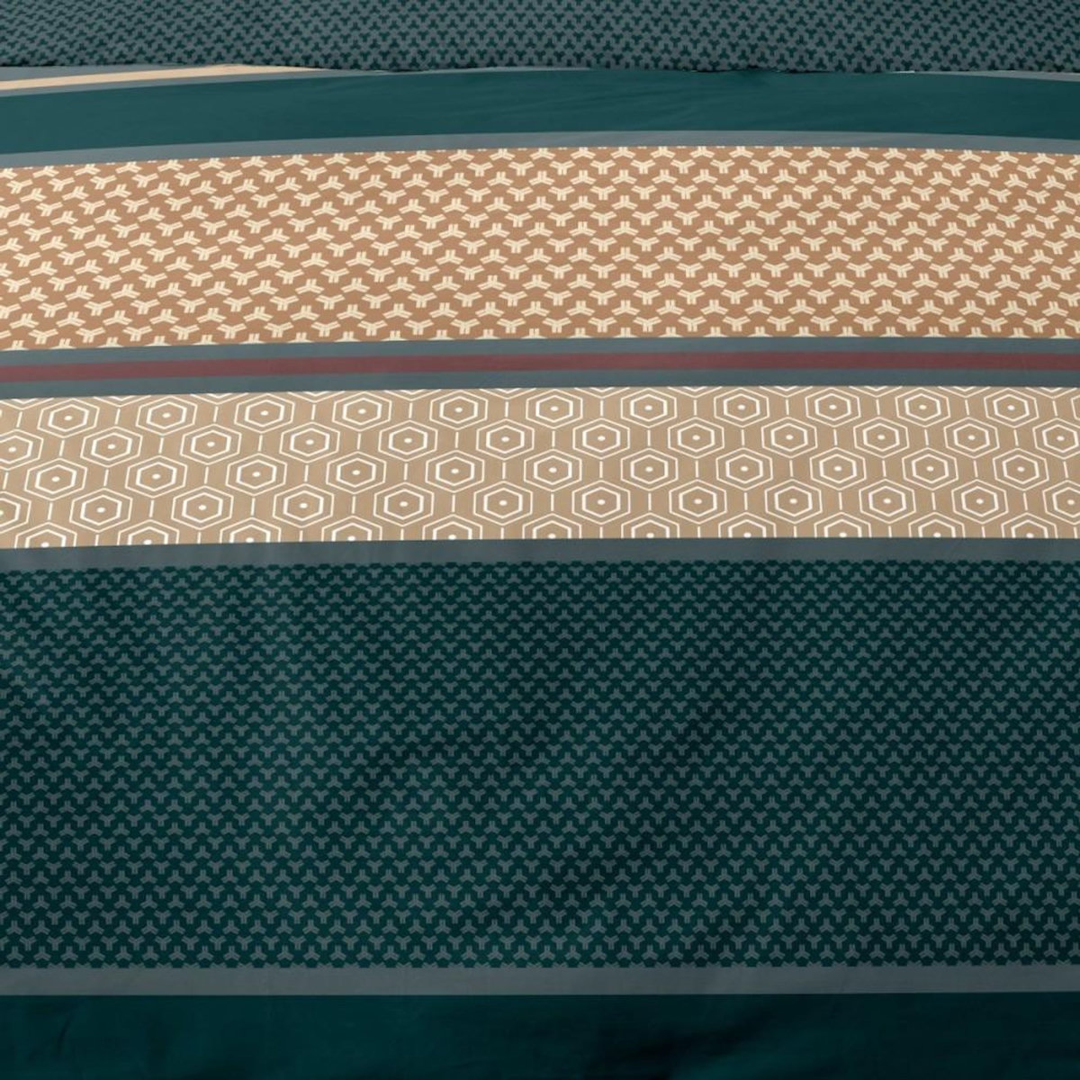 Dourev Housse de couette 240x220 LEVI + 2 taies matière Polaire