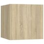 Voir la diapositive 2 : VIDAXL Table de chevet Chene sonoma 30,5x30x30 cm Bois d'ingenierie