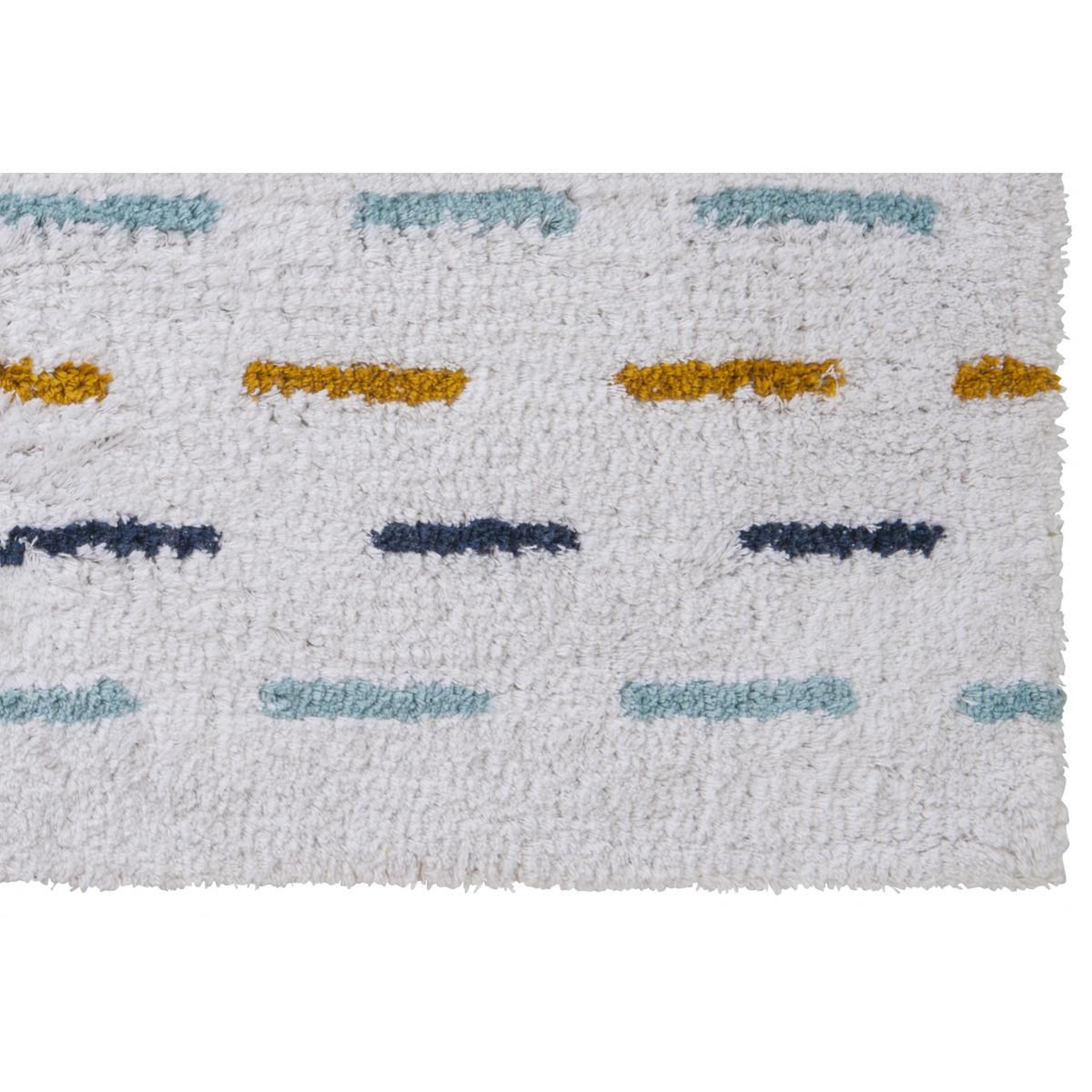 Voir la diapositive 3 : GUY LEVASSEUR Tapis déco enfant en coton 50x80cm