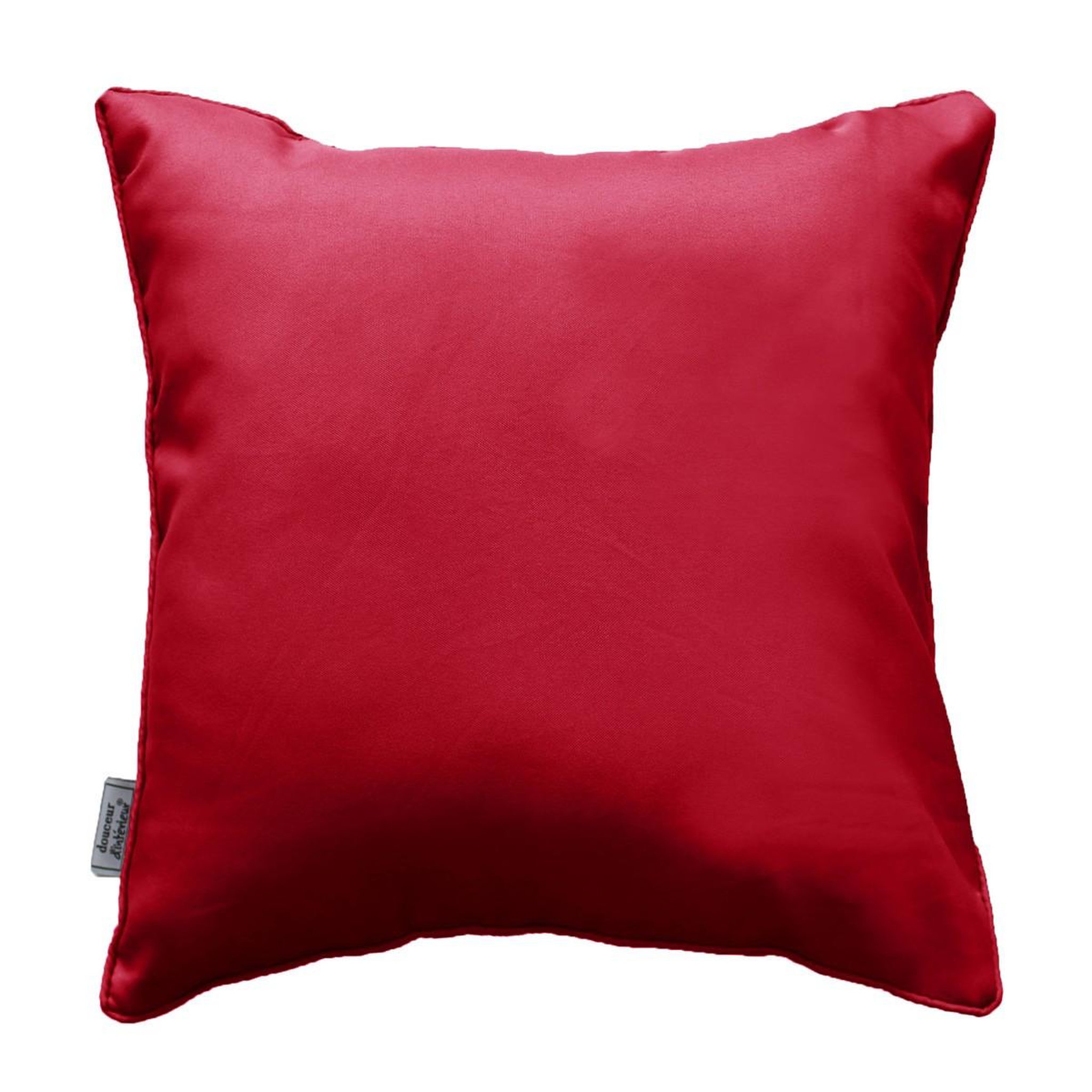 Voir la diapositive 1 : Douceur d'Intérieur Coussin déco  essentiel  40x40cm rouge