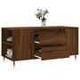 Voir la diapositive 4 : VIDAXL Table basse chene marron 102x44,5x50 cm bois d'ingenierie