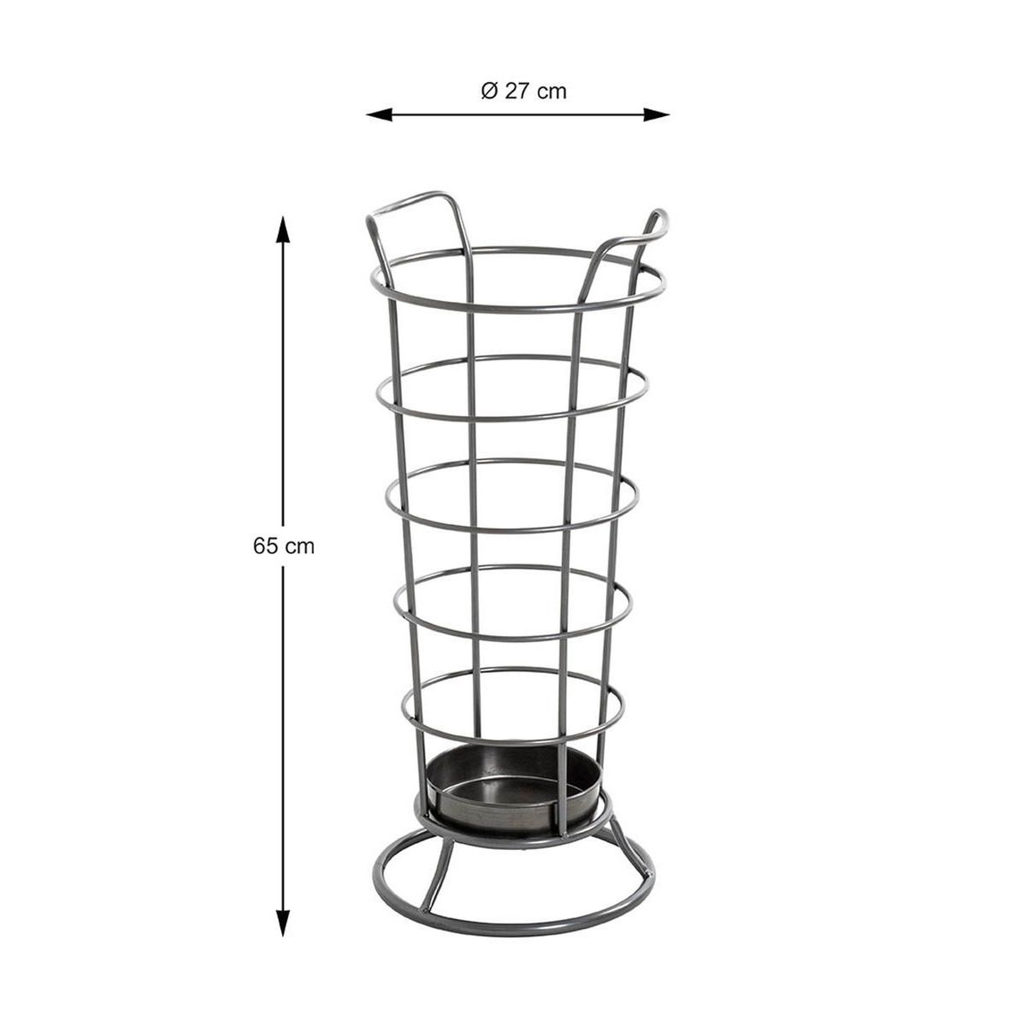 Voir la diapositive 4 : Paris Prix Porte-parapluie design  rondo  65cm anthracite