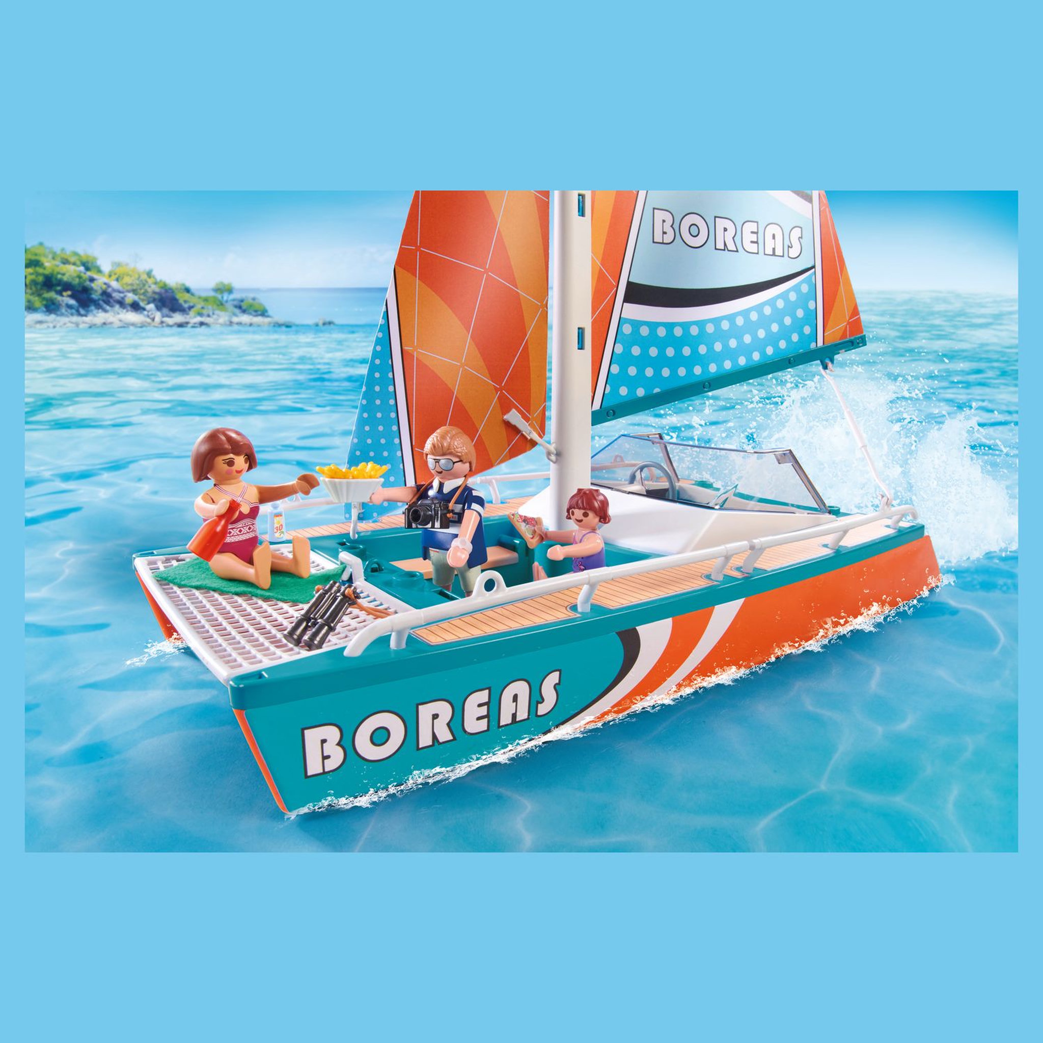 Voir la diapositive 5 : PLAYMOBIL 71043 Catamaran