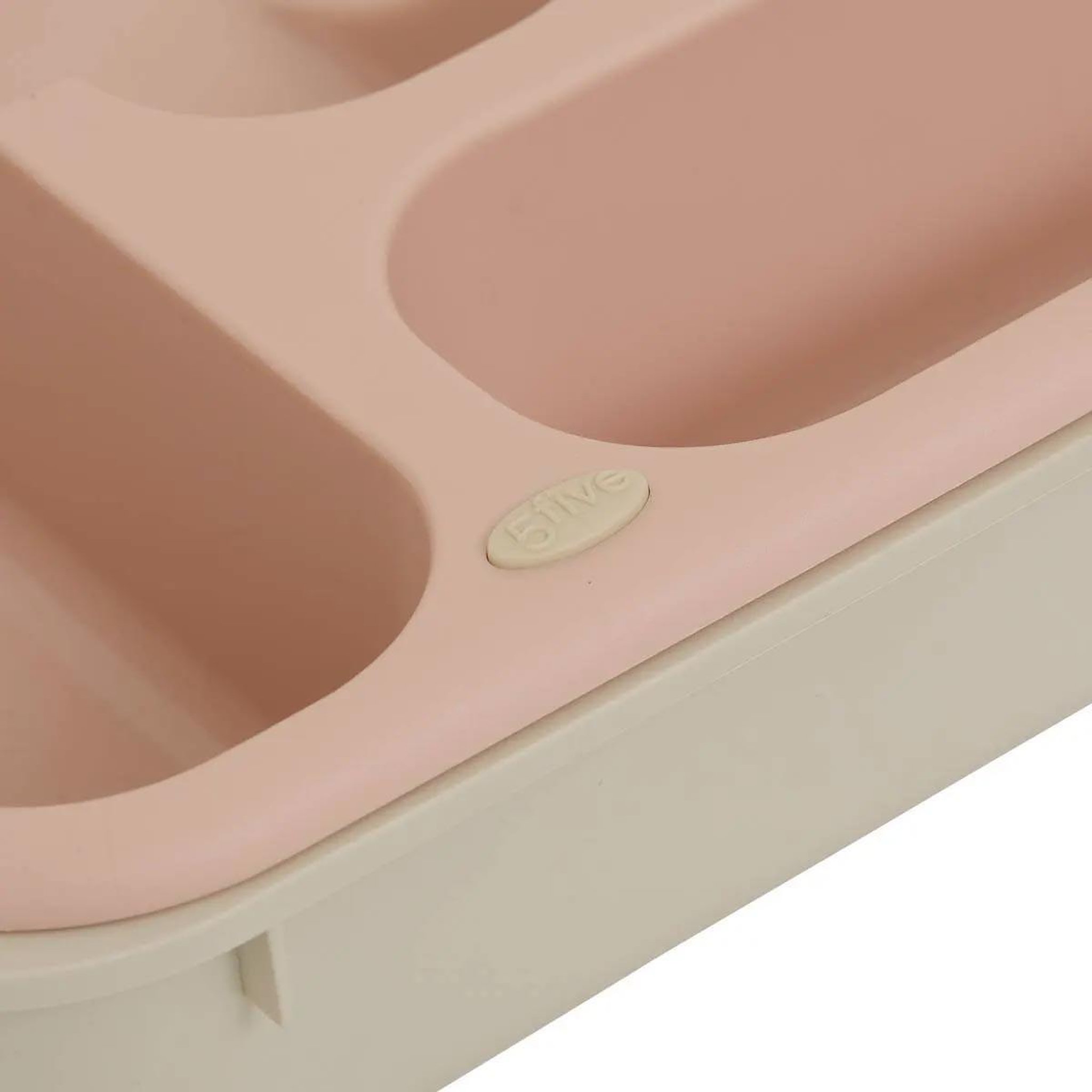 Voir la diapositive 3 : FIVE Range-couverts extensible  poly  28cm rose