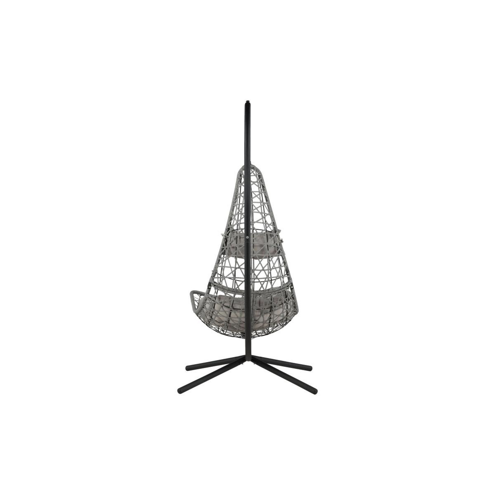 Voir la diapositive 5 : Paris Prix Chaise suspendue  edinburgh  205cm gris
