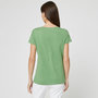 Voir la diapositive 2 : INEXTENSO T-shirt Vert femme