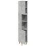 Voir la diapositive 5 : VIDAXL Armoire de salle de bain gris beton 30x30x190 cm