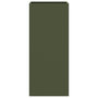 Voir la diapositive 5 : VIDAXL Jardiniere vert olive 32x29x75 cm acier