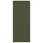 Voir la diapositive 5 : VIDAXL Jardiniere vert olive 32x29x75 cm acier