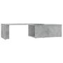 Voir la diapositive 2 : VIDAXL Table basse gris beton 150x50x35 cm bois d'ingenierie