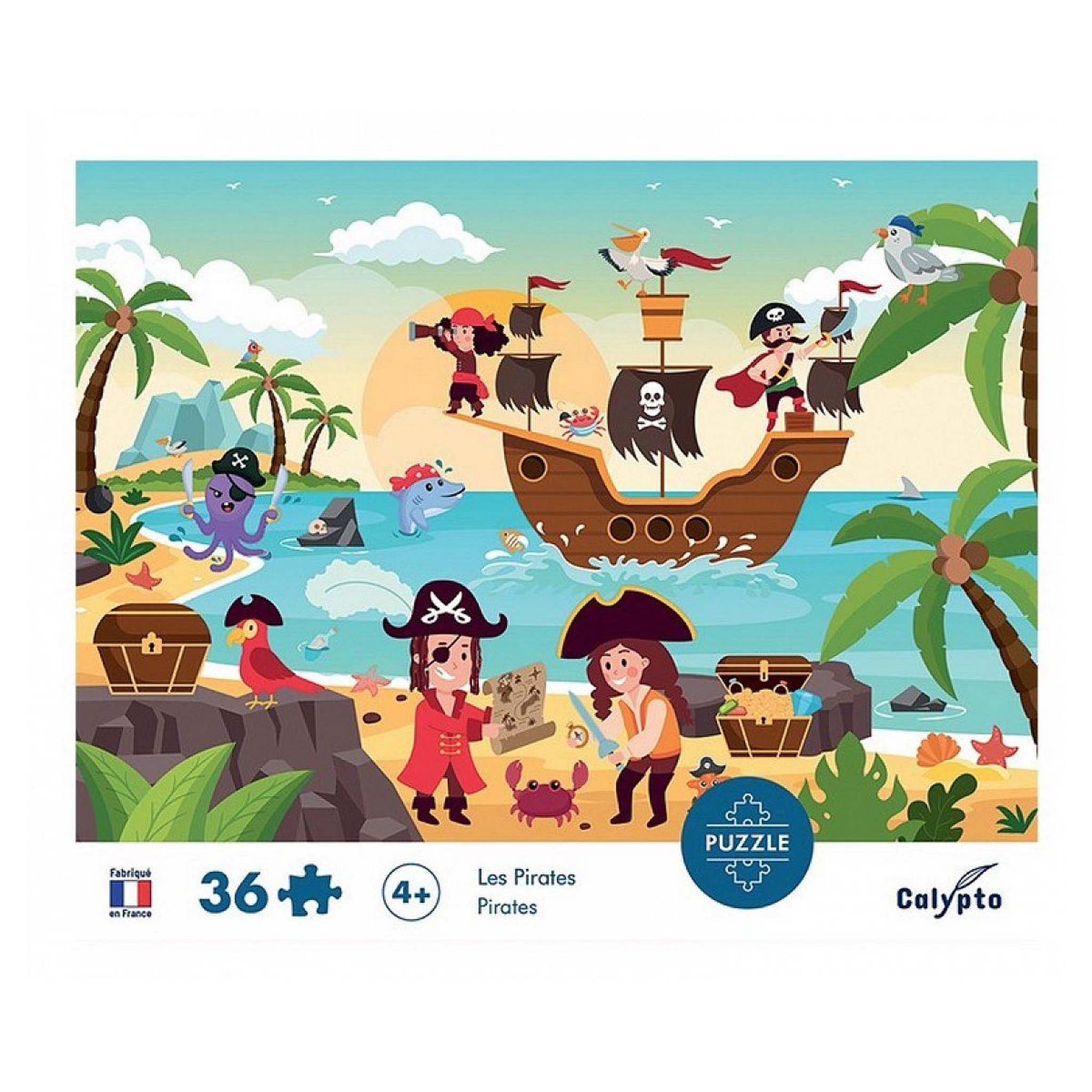 Voir la diapositive 3 : Sentosphere Puzzle 36 p - les pirates