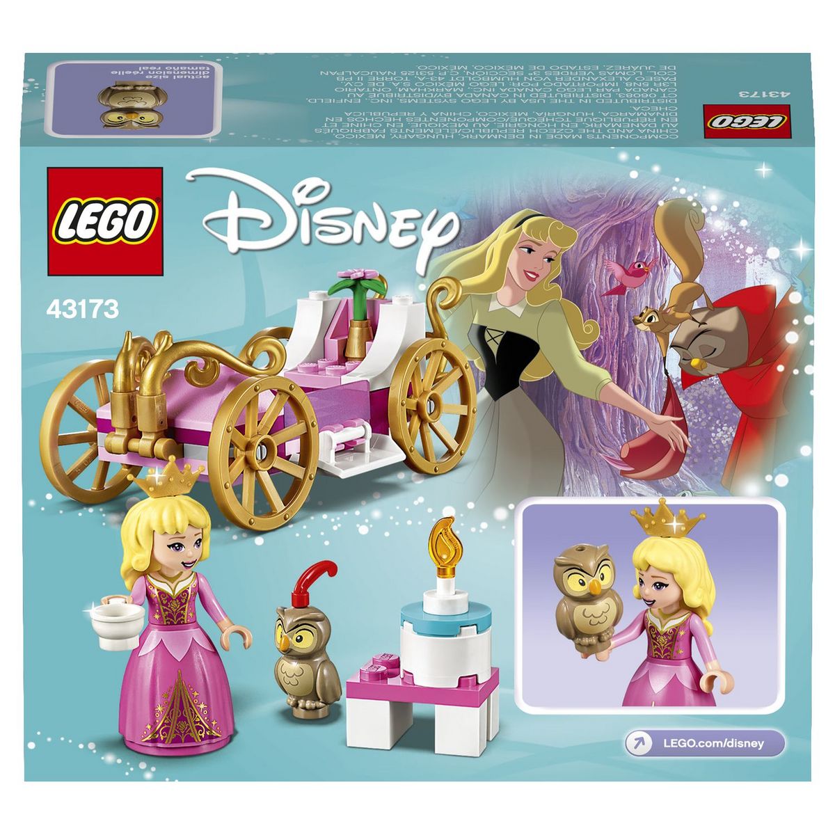 LEGO  Disney Princesses 43173- Le Carrosse Royal d'Aurore