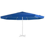 VIDAXL Tissu de remplacement pour parasol d'exterieur Bleu azure 500cm