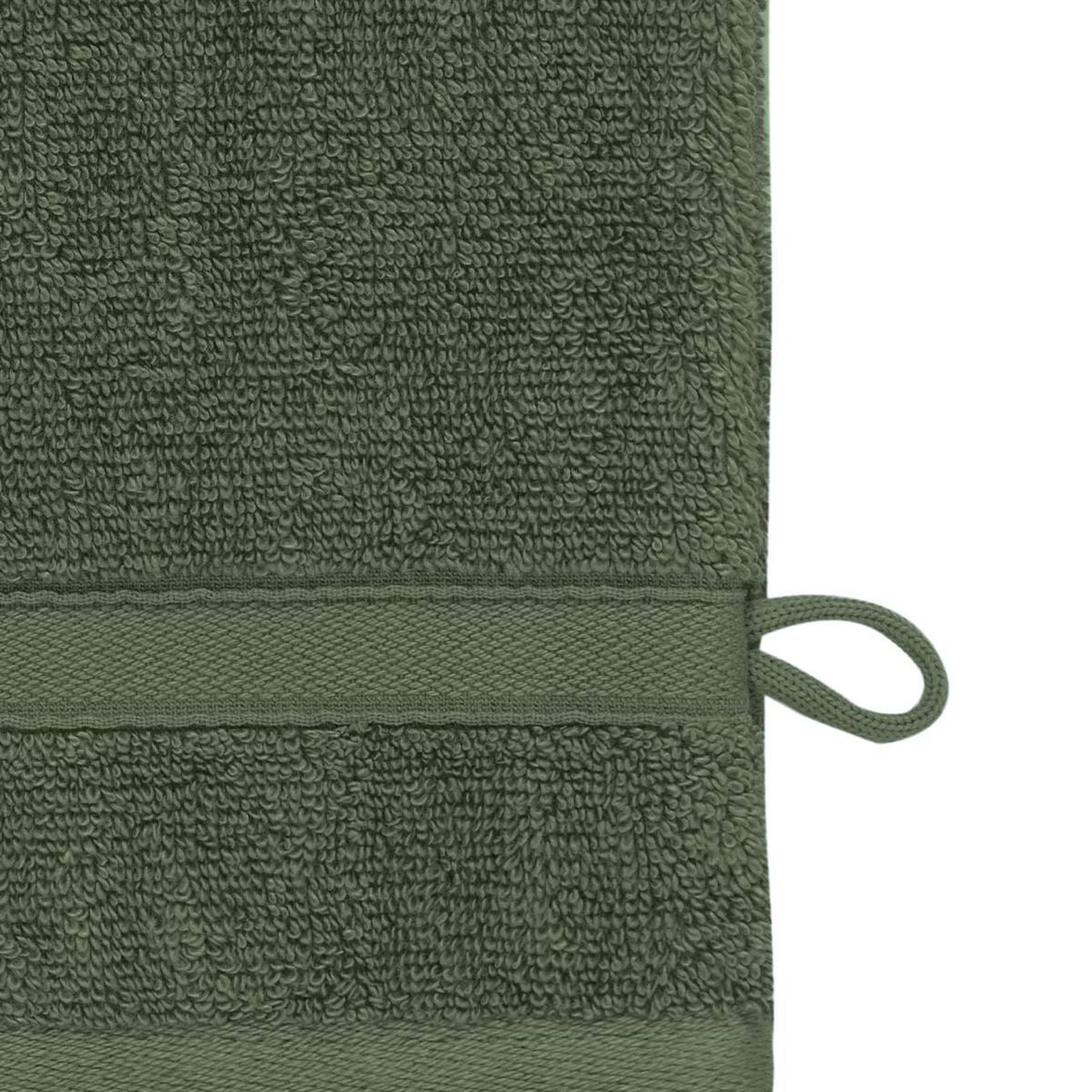 Voir la diapositive 3 : Sensei Maison Lot de 3 gants de toilette 600 g/m² SENSILK - 16x22 cm