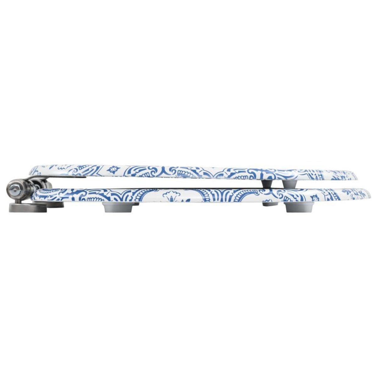 VIDAXL Siege WC MDF Couvercle a fermeture en douceur Porcelaine