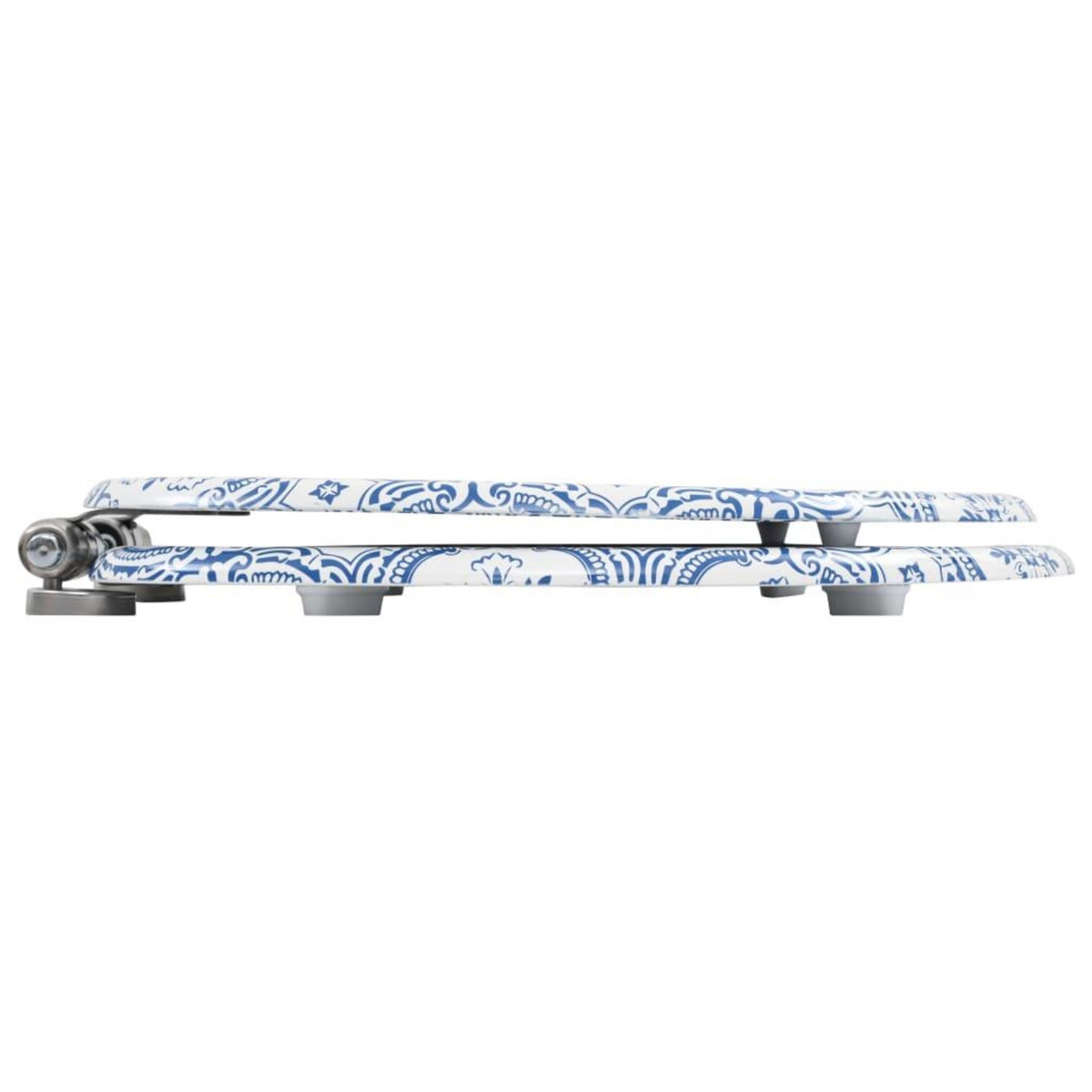 VIDAXL Siege WC MDF Couvercle a fermeture en douceur Porcelaine