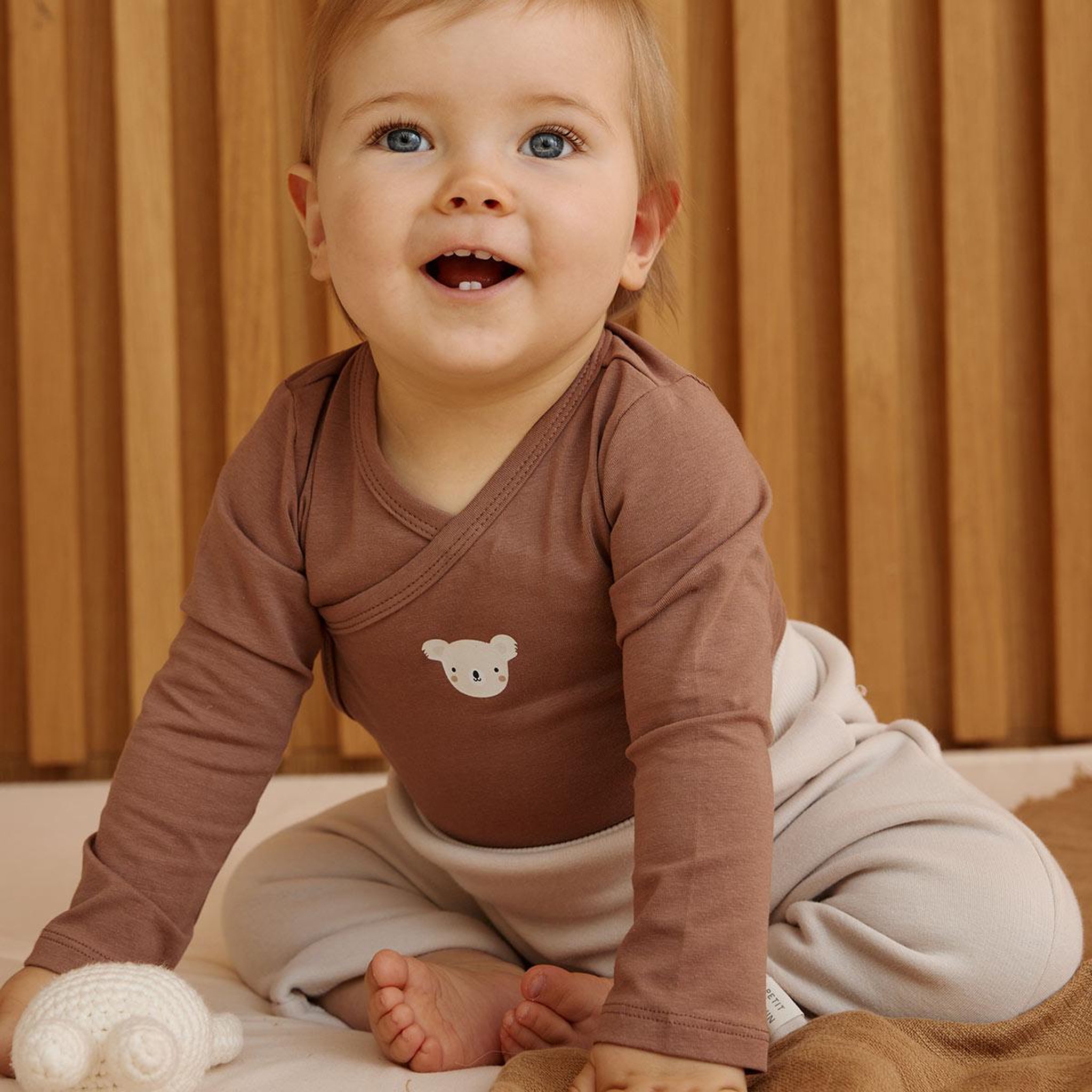 Voir la diapositive 6 : PETIT BEGUIN Lot de 3 bodies bébé manches longues ouverture croisée