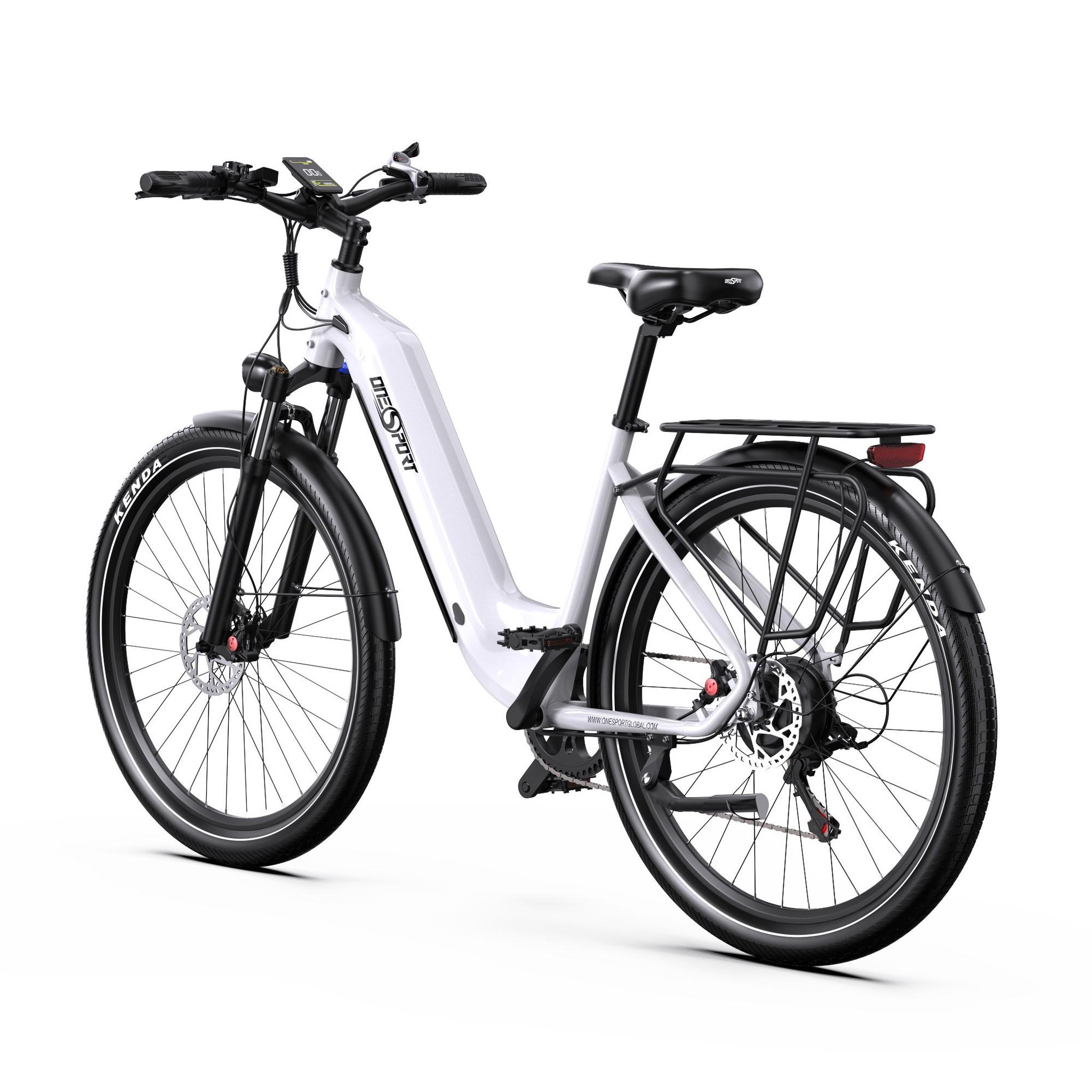 Voir la diapositive 2 : ONESPORT Vélo électrique urbain OneSport OT05 27,5