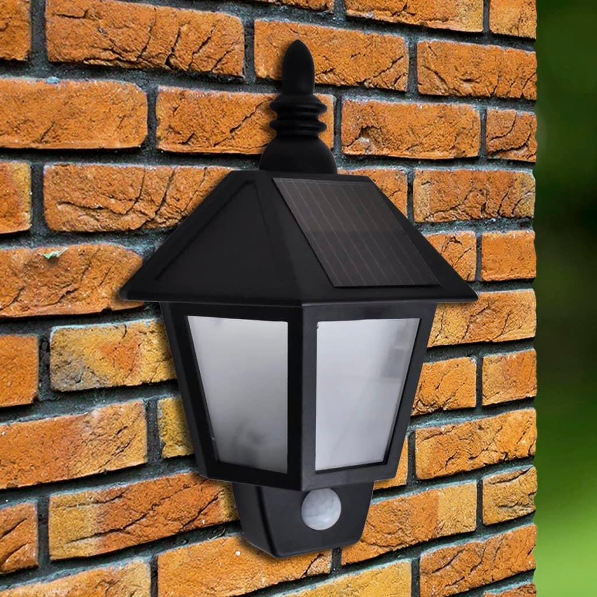 Voir la diapositive 2 : VIDAXL Applique murale solaire avec capteur de mouvement 2 pcs