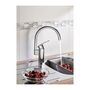Voir la diapositive 2 : Grohe Robinet de cuisine - Chromé - Bec Haut - GROHE Wave Cosmopolitain - 32449001