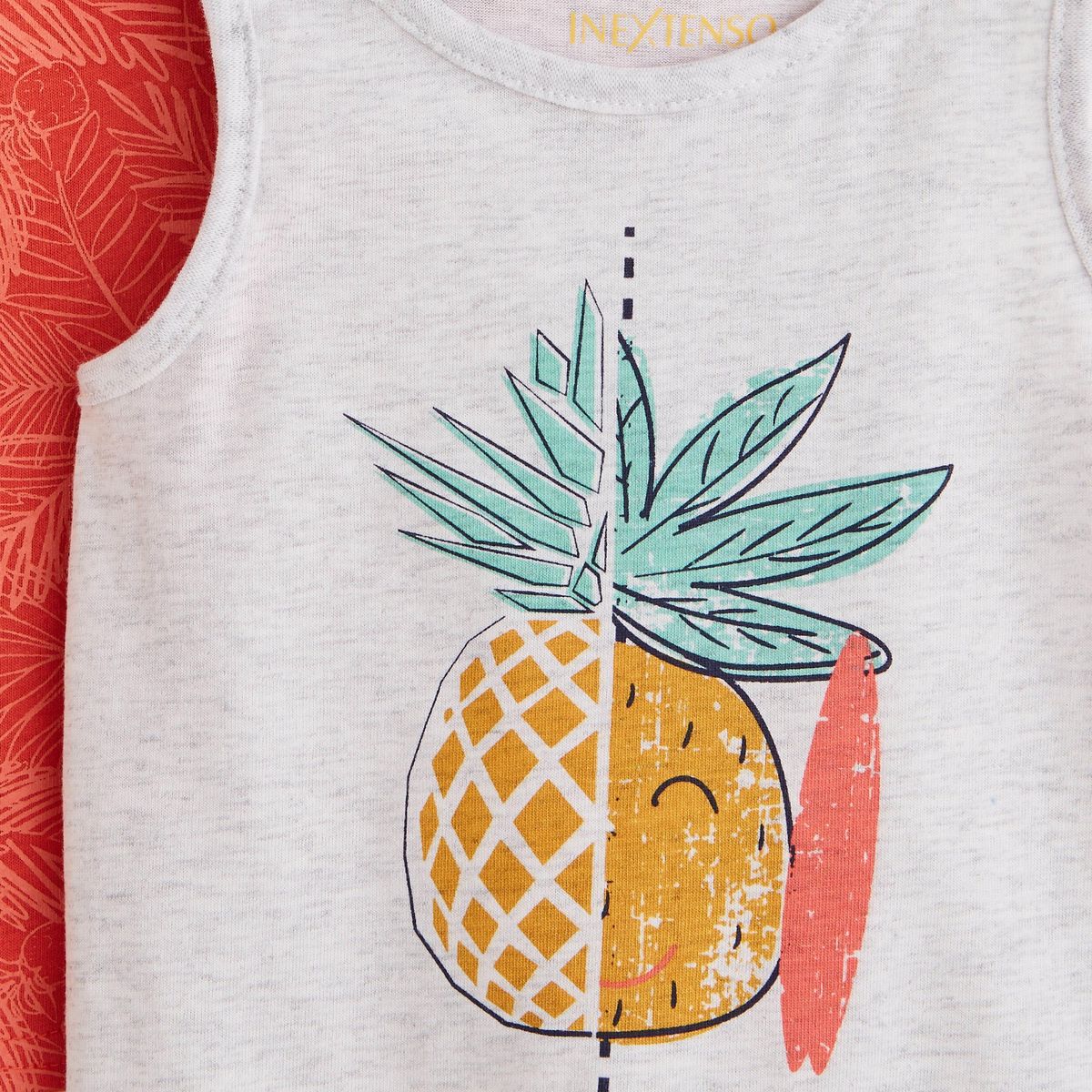 IN EXTENSO Lot de 2 débardeurs bébé garçon