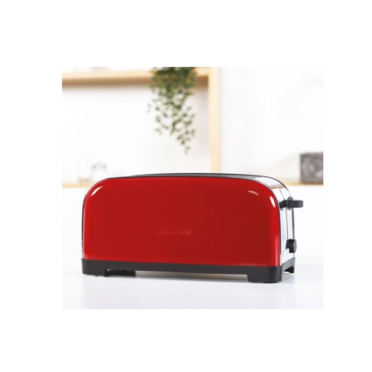 Taurus Grille-pains 2 fentes 1400w rouge - 960654000