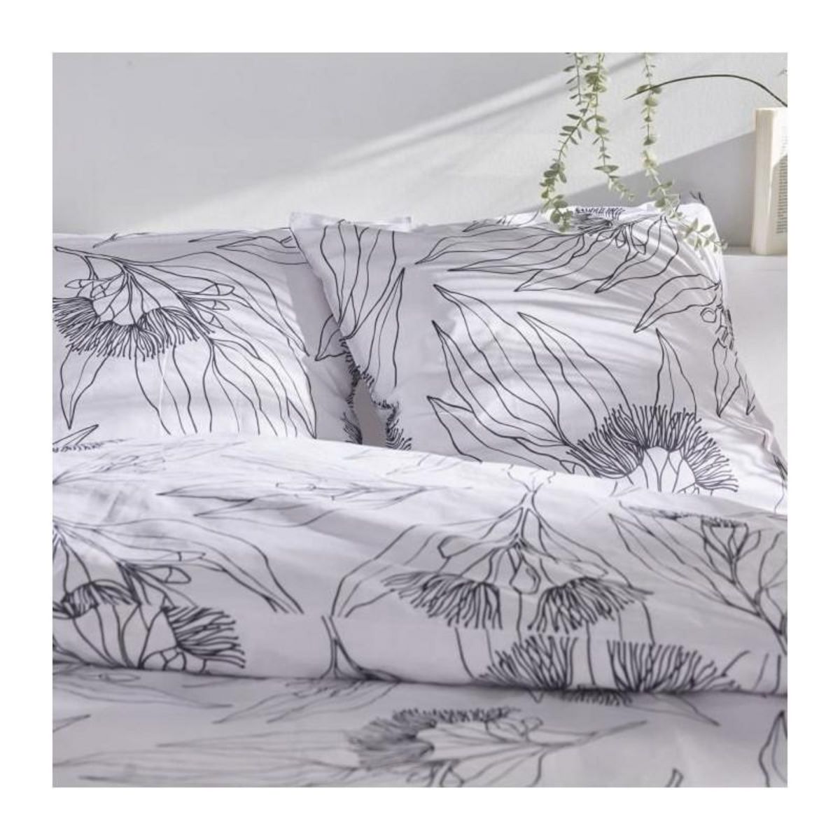 Today Parure de couette - TODAY - Sunshine 17.8 - 220x240cm - 2 personnes - Imprimée - Coton 57 fils