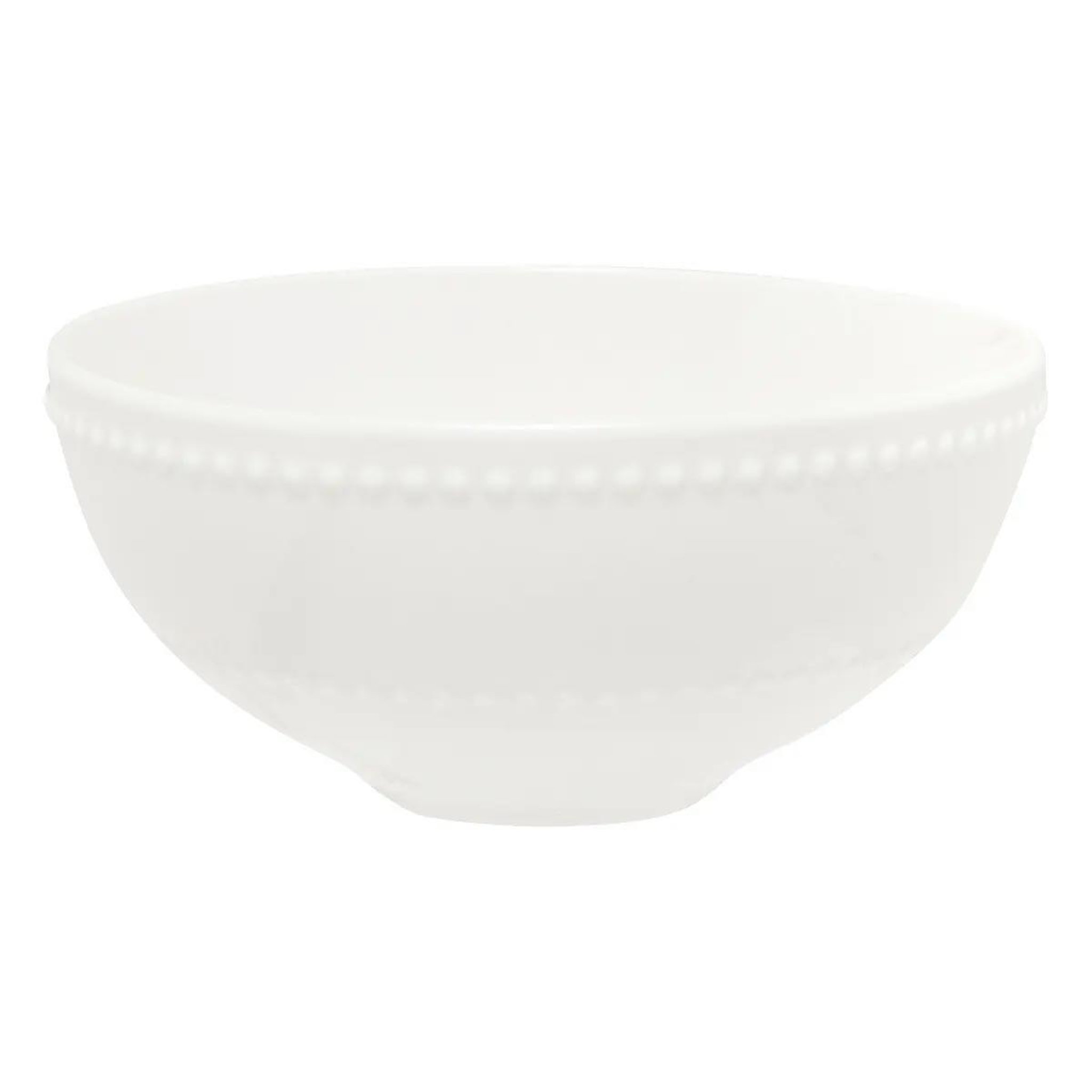 Voir la diapositive 2 : SECRET DE GOURMET Lot de 6 bols en porcelaine  perle  50cl blanc