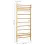 Voir la diapositive 6 : VIDAXL Barre murale 80 x 15,8 x 195 cm Bois