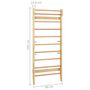 Voir la diapositive 6 : VIDAXL Barre murale 80 x 15,8 x 195 cm Bois