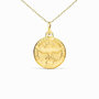 Voir la diapositive 1 : L'ATELIER D'AZUR Collier - Médaille Saint Esprit Or Jaune - Chaîne Dorée - Gravure Offerte