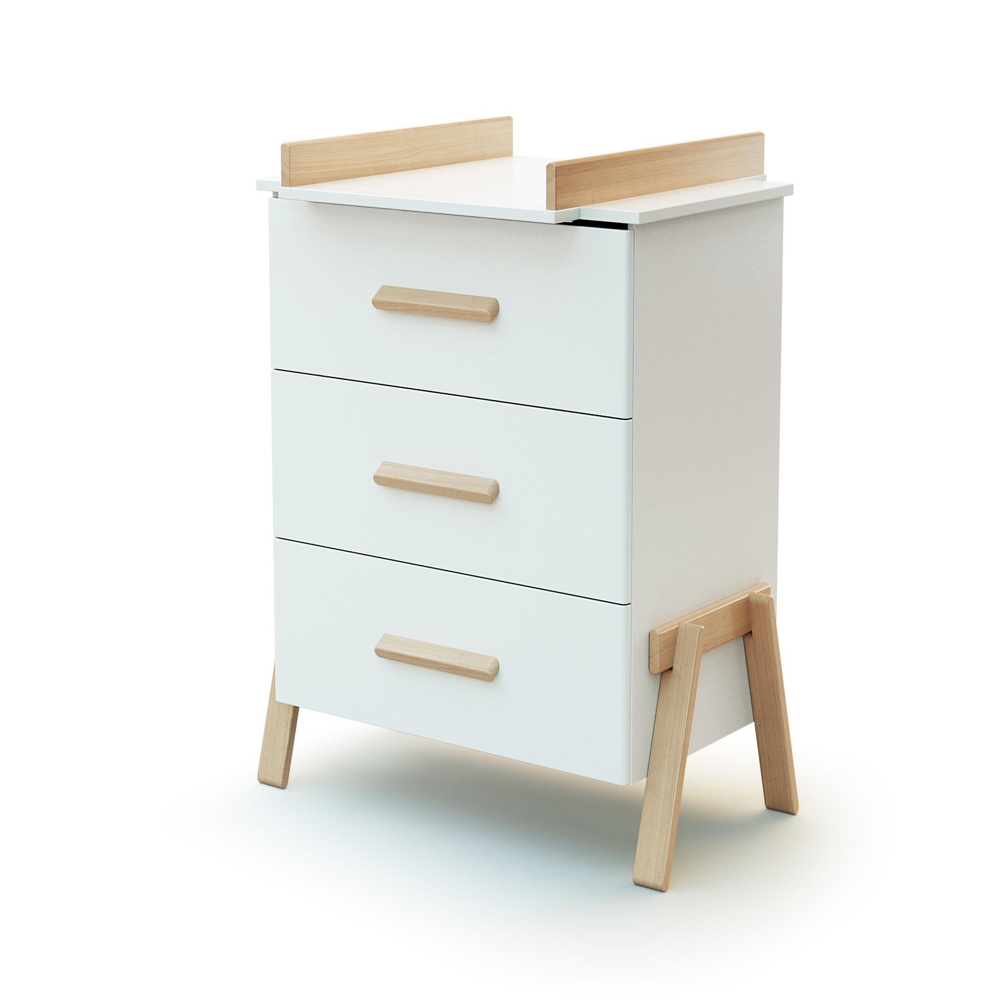 Voir la diapositive 5 : AT4 Commode à langer en bois canaille