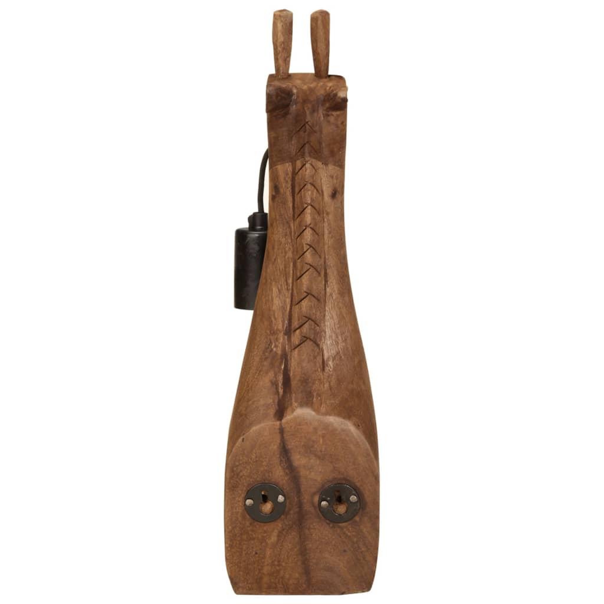 Voir la diapositive 5 : VIDAXL Lampe murale en forme d'animal 25 W 12x12x42 cm E27
