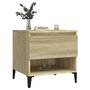 Voir la diapositive 4 : VIDAXL Tables d'appoint 2 pcs Chene sonoma 50x46x50 cm Bois ingenierie