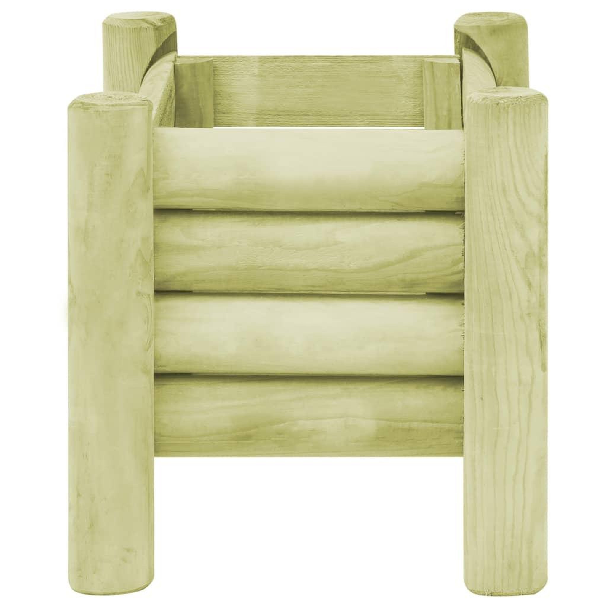 Voir la diapositive 3 : VIDAXL Lit sureleve de jardin Bois de pin impregne 60x40x42 cm