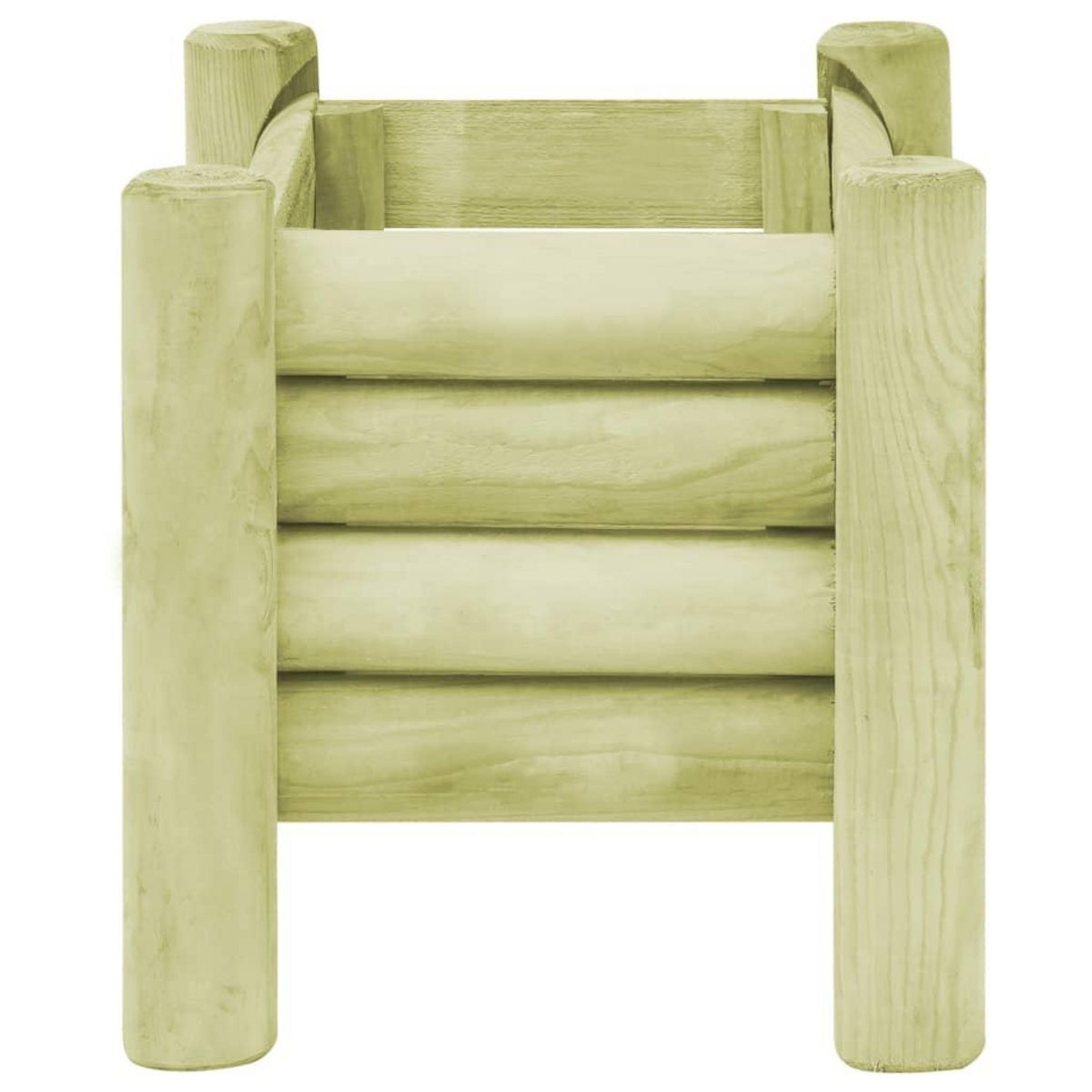 VIDAXL Lit sureleve de jardin Bois de pin impregne 60x40x42 cm