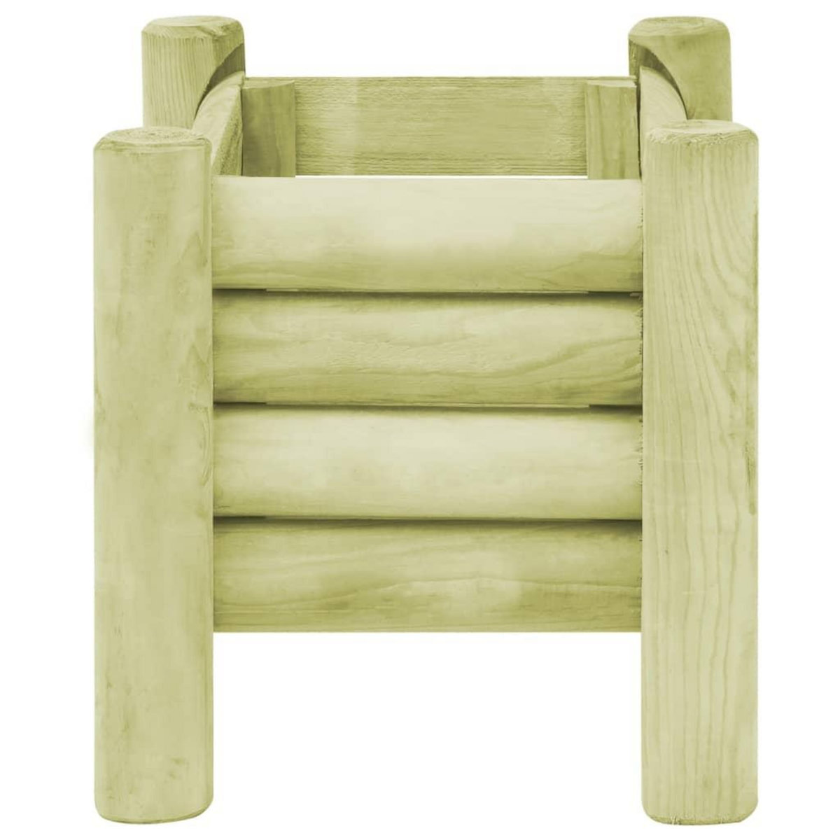 VIDAXL Lit sureleve de jardin Bois de pin impregne 60x40x42 cm