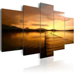 Paris Prix Tableau Imprimé  Sunset Island. Coloris disponibles : Multicolore