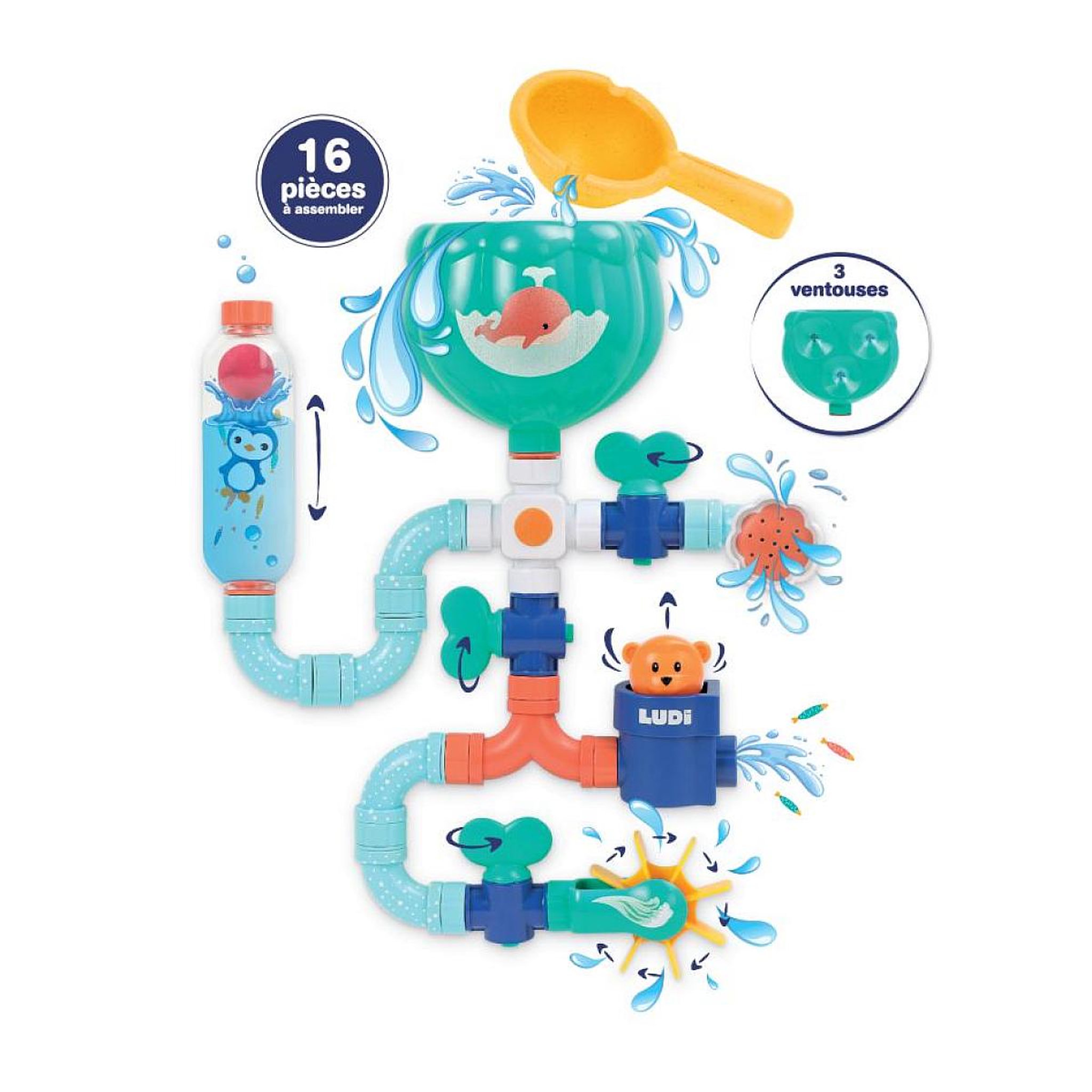 Voir la diapositive 3 : LUDI Grand circuit d eau - jeu pour le bain