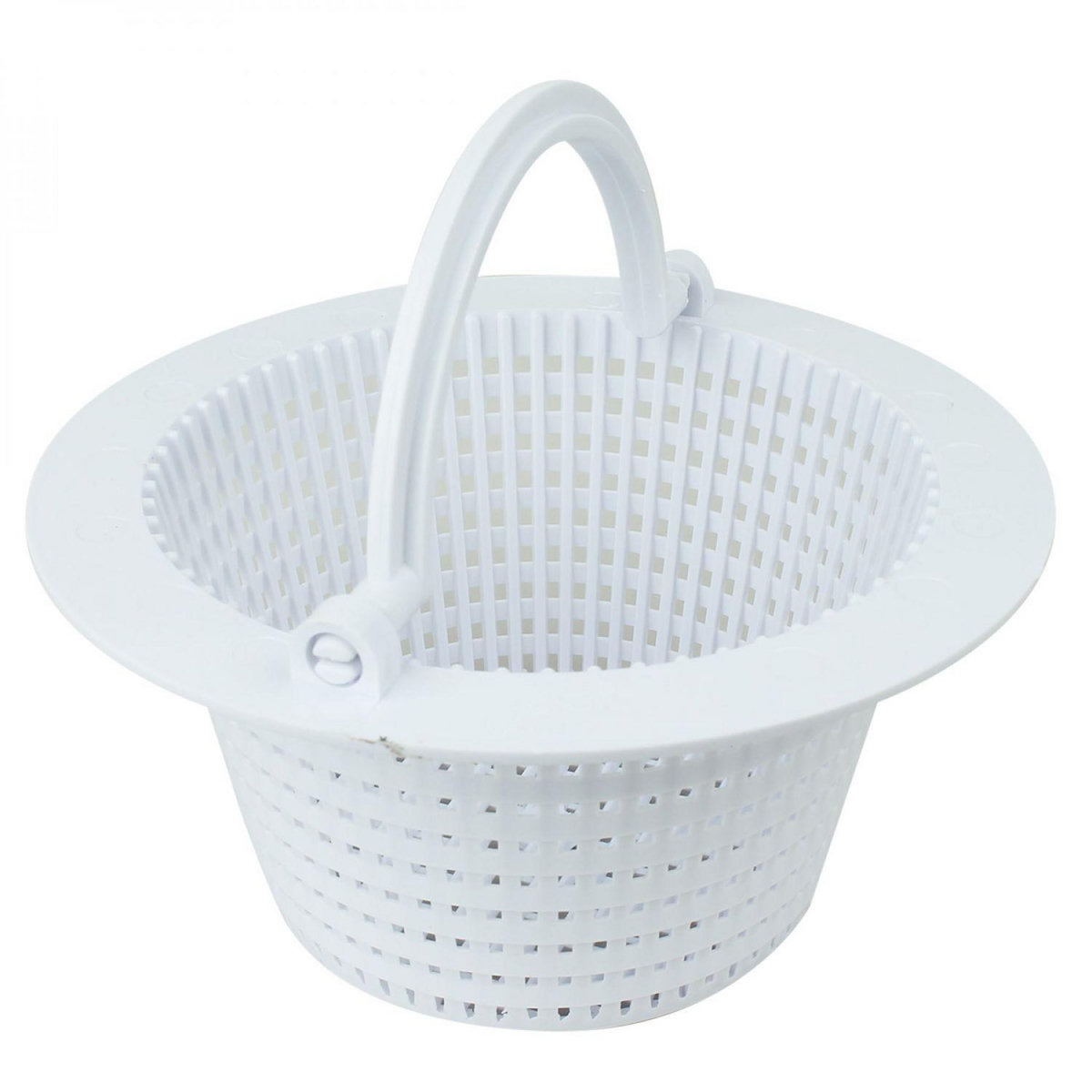 LINXOR Panier rond pour skimmer de piscine hors sol - Diam 16 cm - Blanc