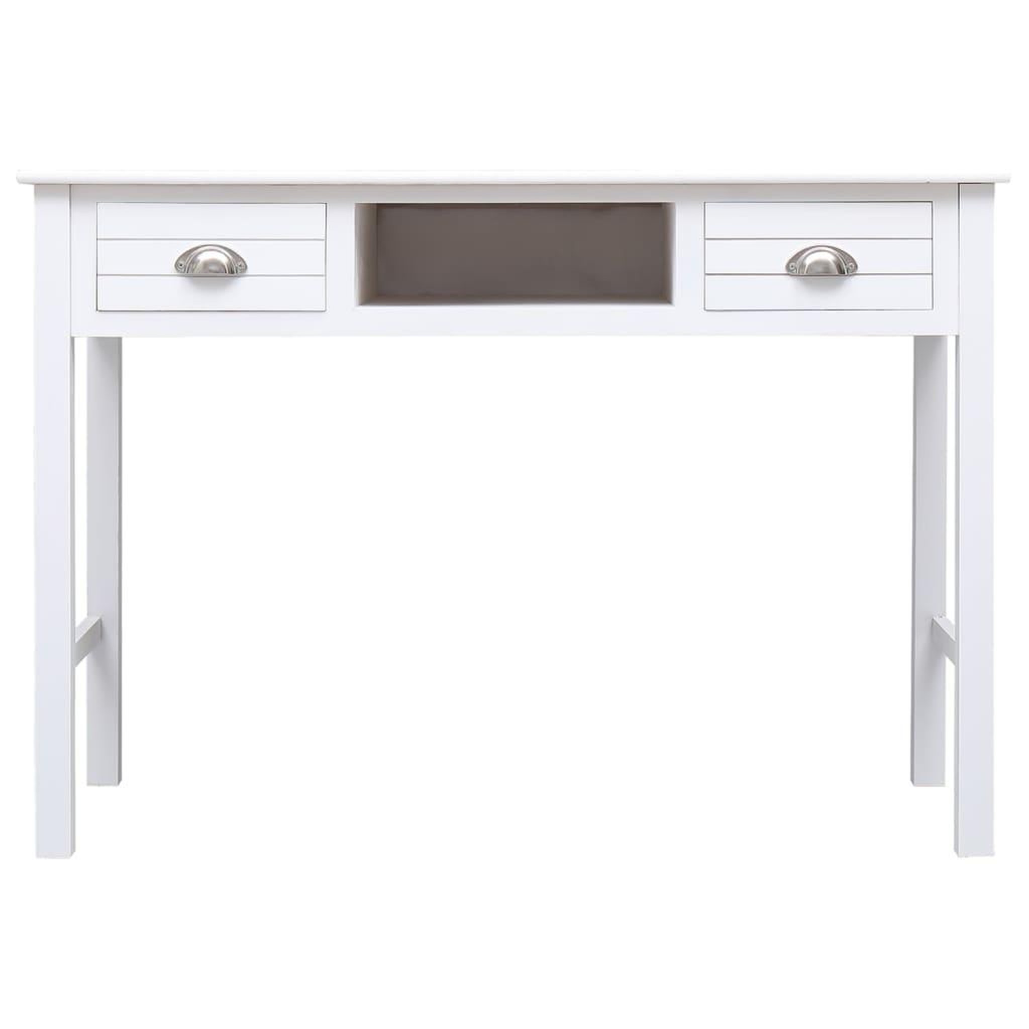 Voir la diapositive 4 : VIDAXL Buffet Blanc 108x45x76 cm Bois de Paulownia massif