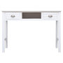 Voir la diapositive 4 : VIDAXL Buffet Blanc 108x45x76 cm Bois de Paulownia massif